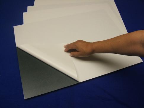Black Self-Adhesive Expanded PVC Plastic Boards - 6mm 36